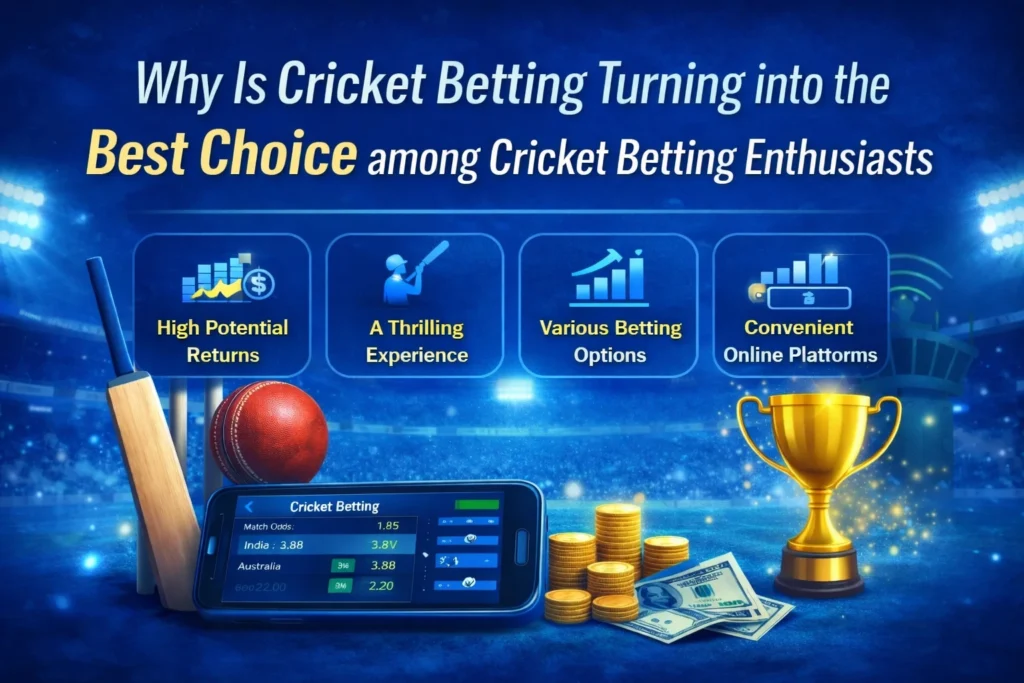 Why Is Cricket Betting Turning into the Best Choice among Cricket Betting Enthusiasts